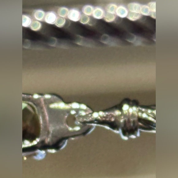 David Yurman Silver Bracelet with citrine and diamonds - Picture 4 of 4